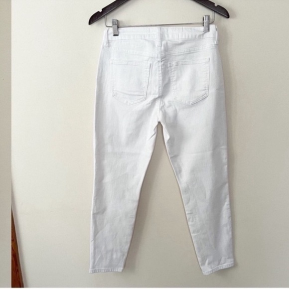 Pistola Jennifer Oslo White High Waisted Jeans P6822FTN Size 27 Distressed - Picture 4 of 8
